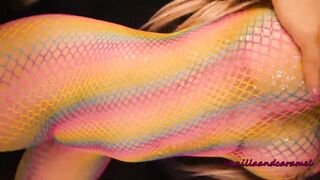 Big Boobs Blonde Sucks And Fucks Herself With A Lollipop