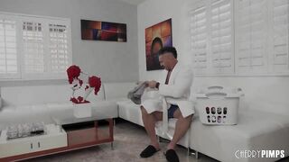 sexy Step Daughter Sucks And Fucks Stepdad to Keep Her Hidden