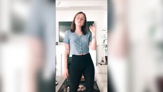Tiktok (34) - Braless amateur flashes long melons watch through
