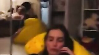 Billionaire fucking a hot latina girl in lingerie