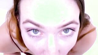 Striking teen sucks and get penetrated by big cock