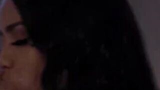 Twistys - sexy 19 yo lesbians Alina Lopez and Abbie Maley make love by candlelight