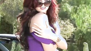 Twistys - Red Haired 19 yo Jayden Cole gets turned on by new cars