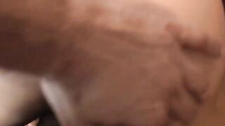 Cutie date loves getting cum over herself
