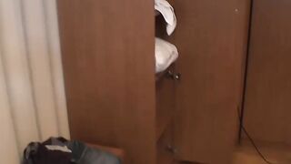 Cutie date loves getting cum over herself