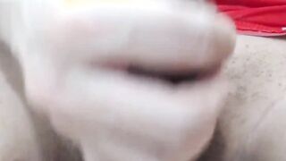 Asian shemale jerk off big dick on webcam