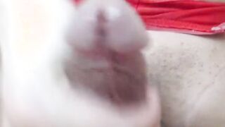 Asian shemale jerk off big dick on webcam