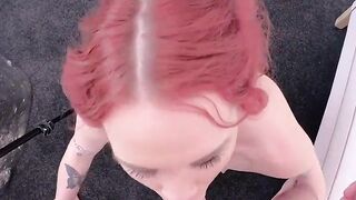Redhead Bae Brighton Blaze's First Experience On Camera