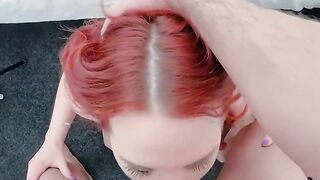 Redhead Bae Brighton Blaze's First Experience On Camera