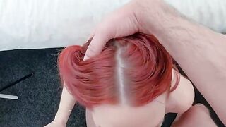 Redhead Bae Brighton Blaze's First Experience On Camera