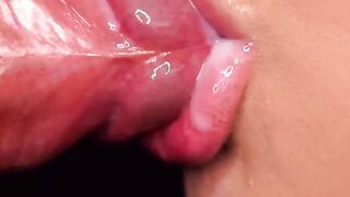 CLOSE UP BEST MILKY Sensual BLOWJOB