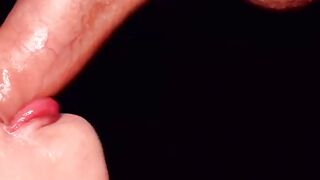 CLOSE UP Perfect Sloppy Milking Mouth