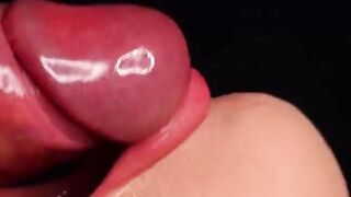 CLOSE UP Tongue and Lips BLOWJOB BEST