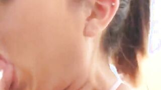 teen ariana marie sloppy blowjob