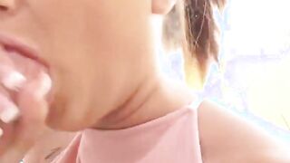 teen ariana marie sloppy blowjob