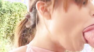 teen ariana marie sloppy blowjob