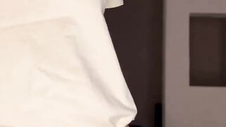 Cute stepsister persuaded me to cum in her pussy