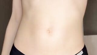 Cute stepsister persuaded me to cum in her pussy