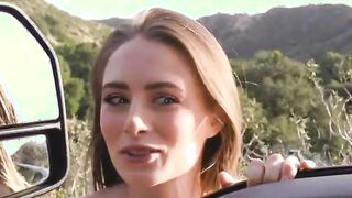 pretty girl blows stranger's big dick