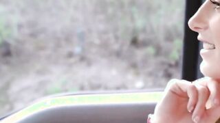 pretty girl blows stranger's big dick