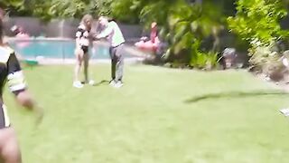 sexy friends get horny after football practice
