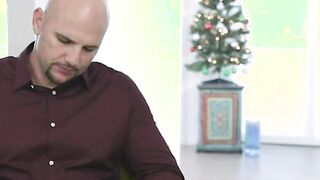 tiny angel gets fucked on christmas