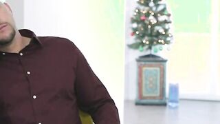 tiny angel gets fucked on christmas