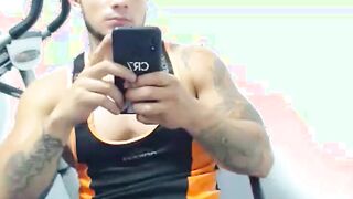Beautiful Latin College masturbating Part 1