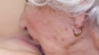 girl seduces old granny