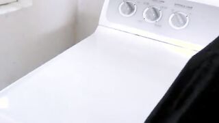 sexy stepdaughter gags on my fat cock