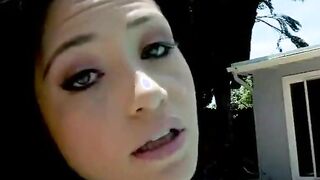 sexy stepdaughter gags on my fat cock