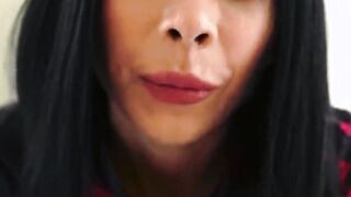 My girlfriend decided to diversify sex and dressed as a cheap whore from movies