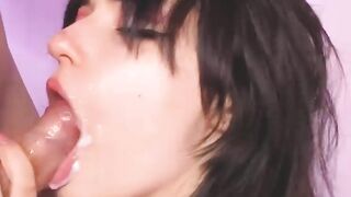 Step Sister S U C CKS Big Cock and swallows