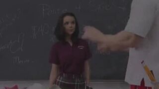 hot teen high school girl fucked by coach in classroom