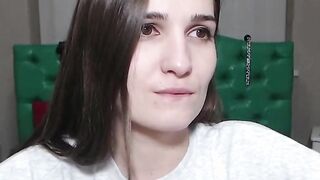 Small tits brunette amateur babe solo on webcam