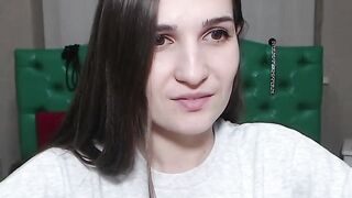 Small tits brunette amateur babe solo on webcam