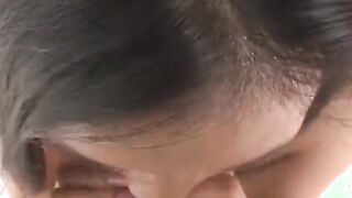 asian teen lana violet pov blowjob and facial
