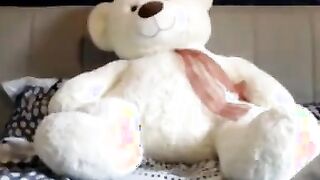 Busty Babe playing around wtih toys for you