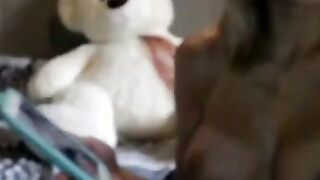 Busty Babe playing around wtih toys for you