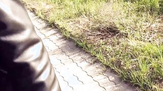 German college 18 year old at outside street picked up Sex