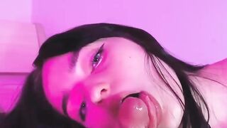 Step Sister Rides Hard Dick and Cums Hard
