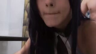 Hinata Gets Raw and Hard Fucked Mouthful