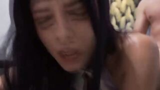 Hinata Gets Raw and Hard Fucked Mouthful