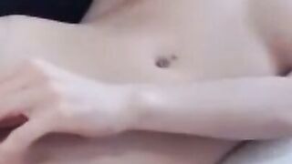 Blonde Stepsister loves fucking herself