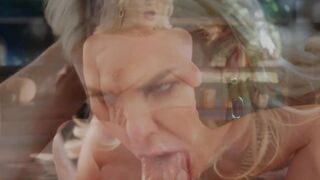 VIXEN Curvy Blonde Vic makes an gives Oliver can't resist
