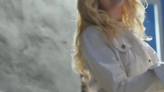 TUSHYRAW Tight little Blonde Lexi gets DPed by two huge dicks