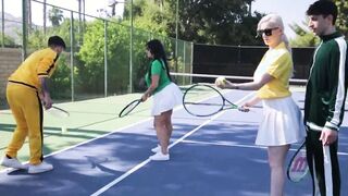 Stepmom Serving Balls