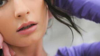 TUSHYRAW Slender Dark Haired craves dick inside the booty day & night