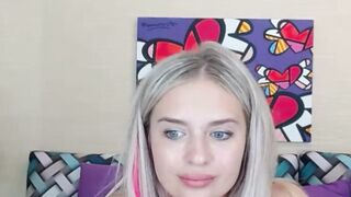 Playful Blonde Babe Tempts You with Her Pussy