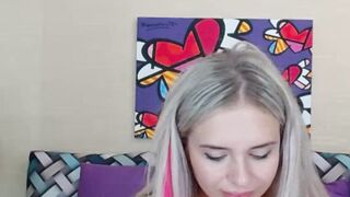 Playful Blonde Babe Tempts You with Her Pussy